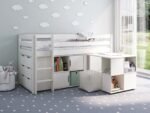 Nora Mid Sleeper Full Set White