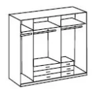 Olney 5 Door Wardrobe