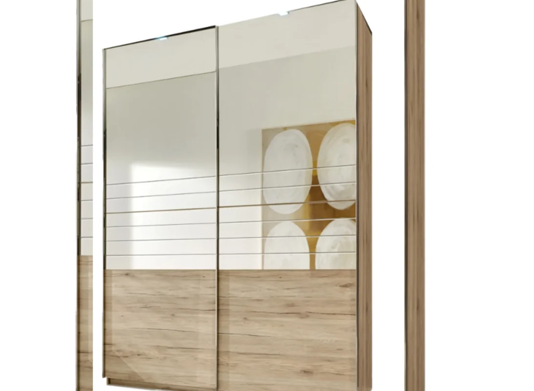 Painswick 250cm 2 Door Sliding Wardrobe with Mirror