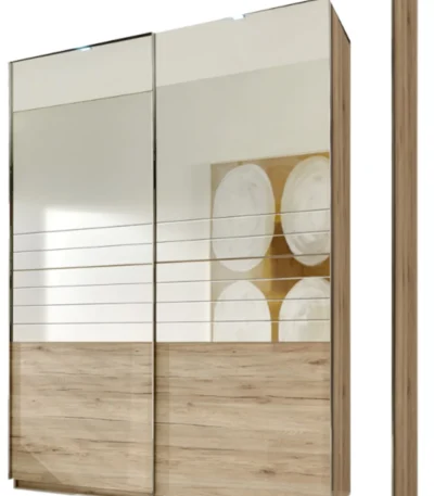 Painswick 250cm 2 Door Sliding Wardrobe with Mirror