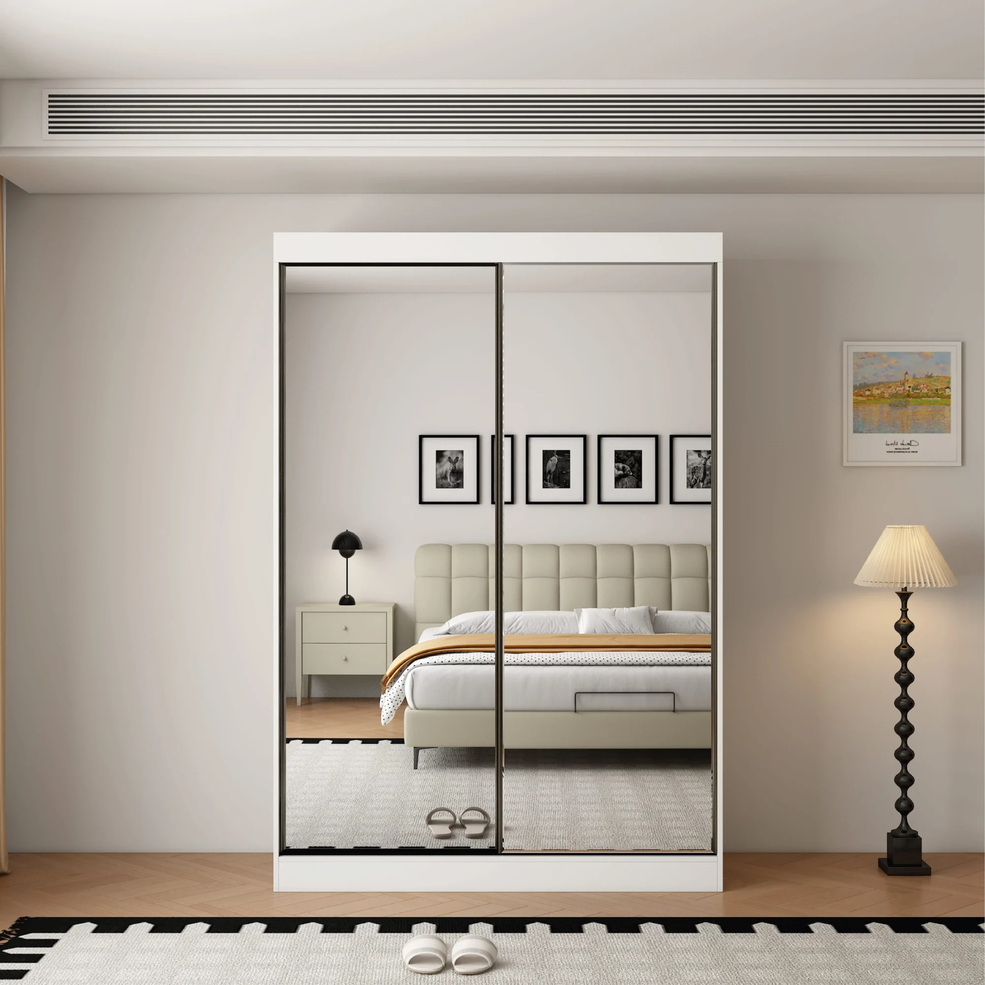 Petworth Full Mirror Sliding Wardrobe Petworth Full Mirror Sliding Wardrobe