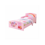 Peppa Pig Wooden Toddler Bed with Safety Rails - Pink - Image 2