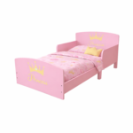 Princess Wooden Toddler Bed with Safety Rails - Image 2
