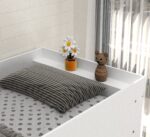 Mid Sleeper with Under Desk - White and Oak - Image 6