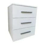 Ripon 3 Drawer Bedside Table - Image 5