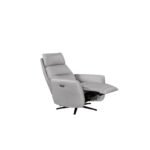 Saltaire Leather Rise and Recline Swivel Chair