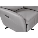 Saltaire Leather Rise and Recline Swivel Chair