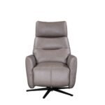 Saltaire Leather Rise and Recline Swivel Chair