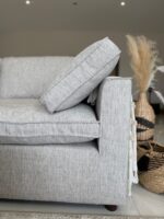 Sandwood Large Corner Sofa with Footstool