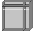Seaford Full Mirror Sliding Wardrobe