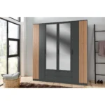 Settle 4 Door Wardrobe with Mirrors