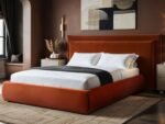 Sigrid Velvet Cushion Headboard Ottoman Bed