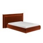 Sigrid Velvet Cushion Headboard Ottoman Bed