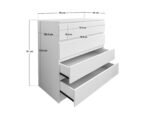 Toivo Chest Of 4 Drawers White