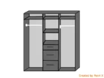 Wells 3 Door Wardrobe