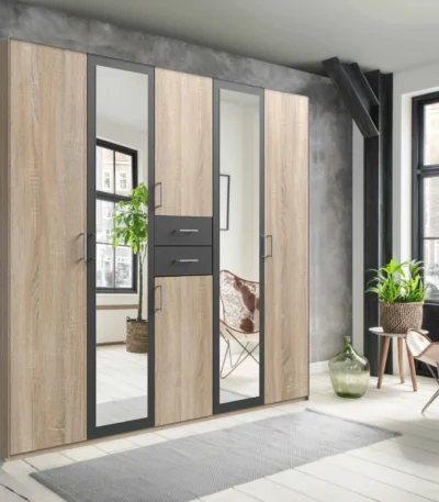 Whitby 5 Door Wardrobe