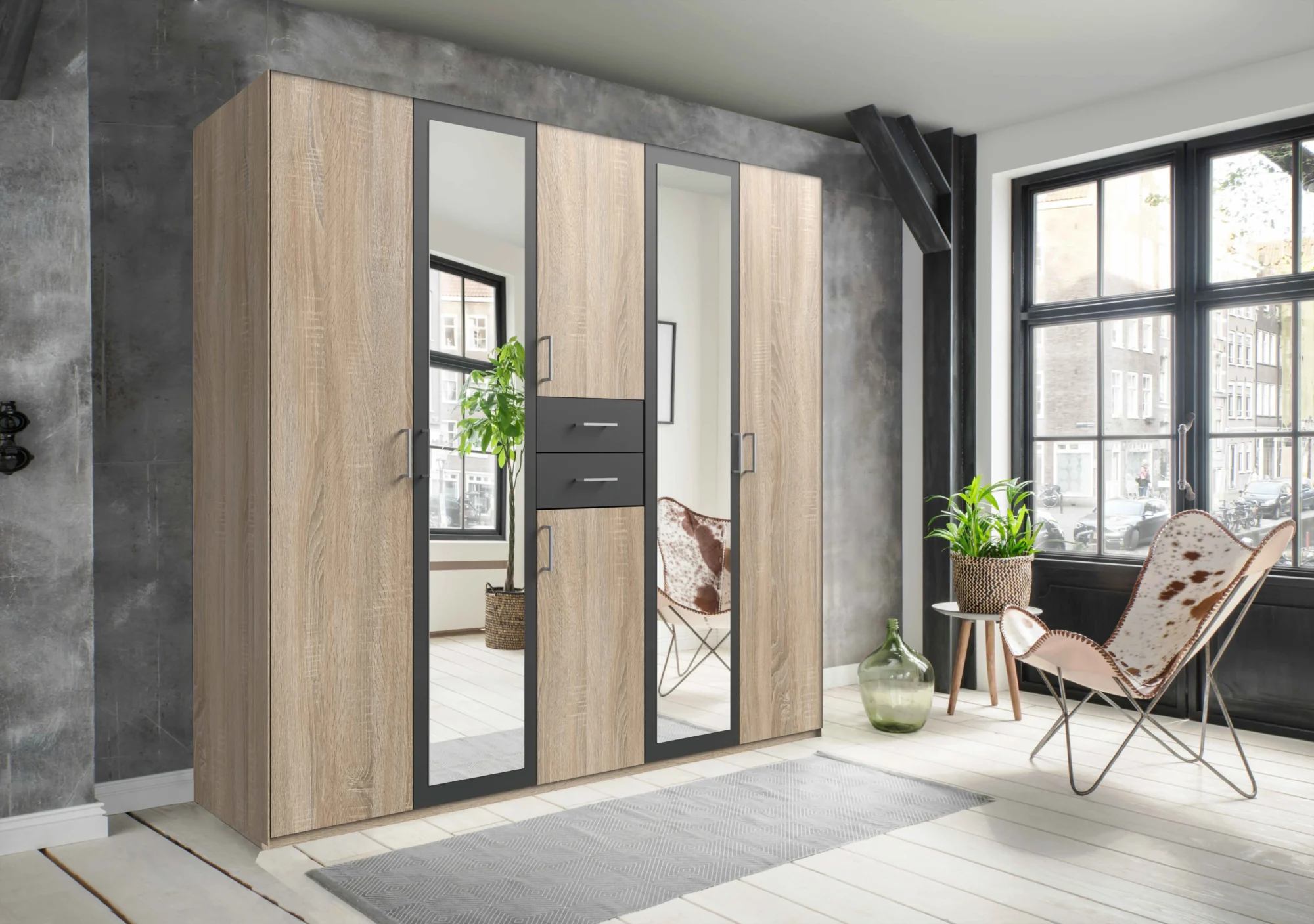 Whitby 5 Door Wardrobe Whitby 5 Door Wardrobe