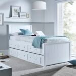 Zara White 3 Drawer Storage Guest Bed with Trundle