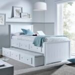 Zara White 3 Drawer Storage Guest Bed with Trundle - Image 2