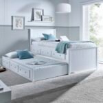 Zara White 3 Drawer Storage Guest Bed with Trundle - Image 4