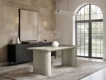Zoya Dining Table with 4 Aiko Chairs Set