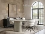Zoya Dining Table with 4 Eira Chairs Set