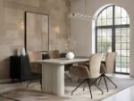 Zoya Dining Table with 4 Kora Chairs Set