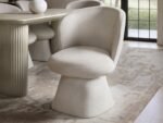 Zoya Dining Table with 6 Aiko Chairs Set
