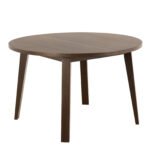 A-Line Round Extendable Dining Table in Smoked Oak 120/220 x 120 x 75cm