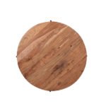 Acacia & Iron 90cm Coffee Table