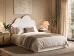 Adara Ottoman Bed with Cloud Headboard White