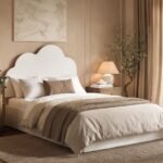 Adara Ottoman Bed with Cloud Headboard White