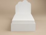 Adara Ottoman Bed with Cloud Headboard White - Image 8