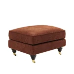 Addison Footstool with Caster Legs