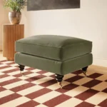 Addison Footstool with Caster Legs