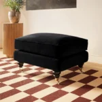 Addison Footstool with Caster Legs