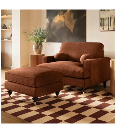 Addison Loveseat Footstool Bundle
