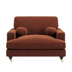 Addison Loveseat with Caster Legs