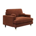 Addison Loveseat with Caster Legs