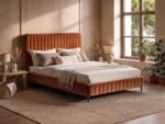 Adelaide Channel Upholstered Bed Frame Velvet - Image 2