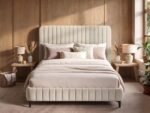 Adelaide Channel Upholstered Bed Frame Velvet - Image 3