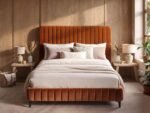 Adelaide Channel Upholstered Bed Frame Velvet - Image 4