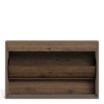 Albany Shoe Cabinet in Smoked Oak with Lamella Front