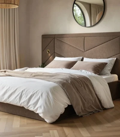 Alice Hotel Ottoman Bed Brown Chenille