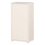 Alice Springs 1 Door Cupboard with Push-to-Open Door in Sand