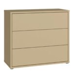 Alice Springs 3 Drawer Chest with Push-to-Open Drawers
