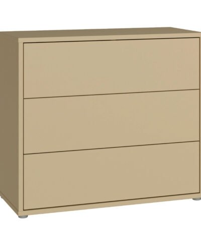 Alice Springs 3 Drawer Chest with Push-to-Open Drawers