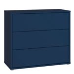 Alice Springs 3 Drawer Chest with Push-to-Open Drawers