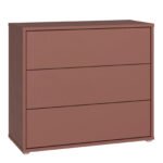 Alice Springs 3 Drawer Chest with Push-to-Open Drawers