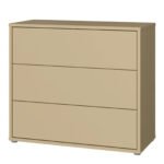 Alice Springs 3 Drawer Chest with Push-to-Open Drawers